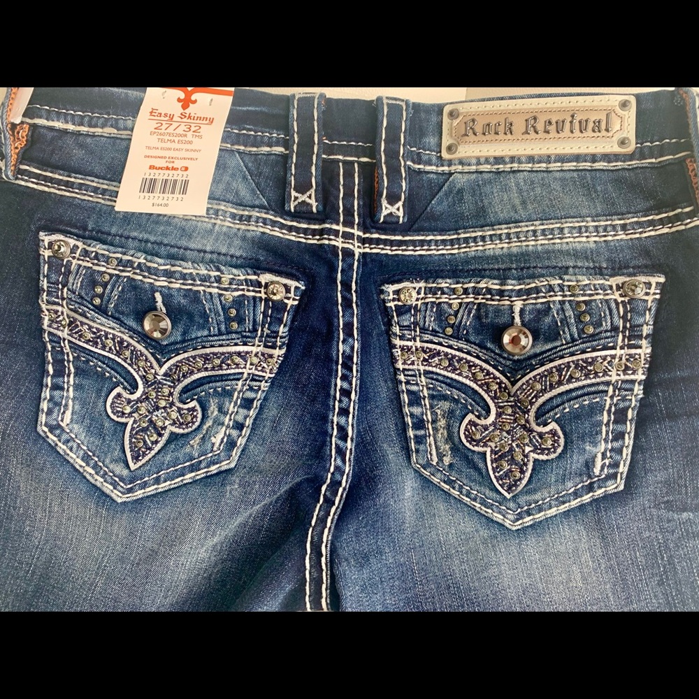 Sold NWT! NEW ADDITION ROCK REVIVAL SKINNY - Picture 8 of 8